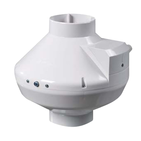 VK Plastic in-line centrifugal fan (extract or supply)